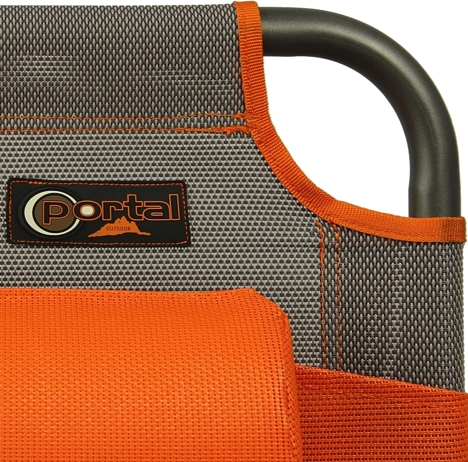 Portal Outdoor Lounger Sun Or Camping Bed Green With Orange Headrest And Stitching PT-CH-AVA 12 Portal Outdoor Lounger Sun Or Camping Bed Green With Orange Headrest And Stitching PT-CH-AVA - Image 10