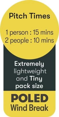 Quest Falcon 500 Windbreak Blue A1037 -Camping Essentials Shop a1037 9 midsize 1