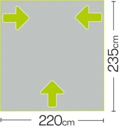 Quest Falcon Inflatable Air 220 Porch Awning A3500A -Camping Essentials Shop a3500a 7 midsize