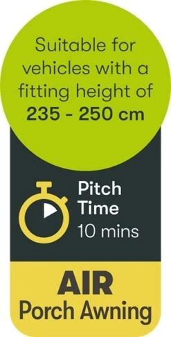 Quest Falcon Air 260 Porch Awning A3501A -Camping Essentials Shop a3501a 9 midsize