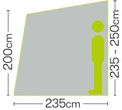 Quest Falcon 390 Poled Porch Awning A3503GY -Camping Essentials Shop a3503 6 midsize 1