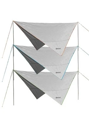 Portal Outdoor Orange/Silver Mesa Tarp Awning 3.5mx3.5m PT-TN-MESA-OR 3 Portal Outdoor Orange/Silver Mesa Tarp Awning 3.5mx3.5m PT-TN-MESA-OR