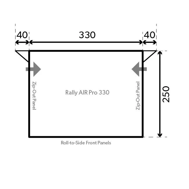 Dometic (Kampa) Rally 330 Pearl Grey AW0003 9120000038 2022 6 Dometic (Kampa) Rally 330 Pearl Grey AW0003 9120000038 2022 - Image 4
