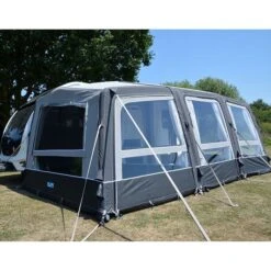 Dometic CLUB AIR All-Season Extension Left Hand S 9120001143 2022 8 Dometic CLUB AIR All-Season Extension Left Hand S 9120001143 2022 -Camping Essentials Shop kampagrandeallseasonextensionleftoutsidefront compressor 2 1