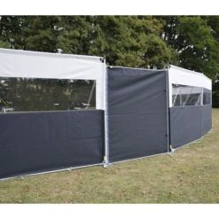 Kampa Dometic Pro Windbreak Door Panel WB0003 9120000358 -Camping Essentials Shop kampaprowindbreakjoined3and5panelclose compressor 1