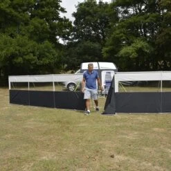 Kampa Dometic Pro Windbreak Door Panel WB0003 9120000358 -Camping Essentials Shop kampaprowindbreakwithdooropen compressor 1