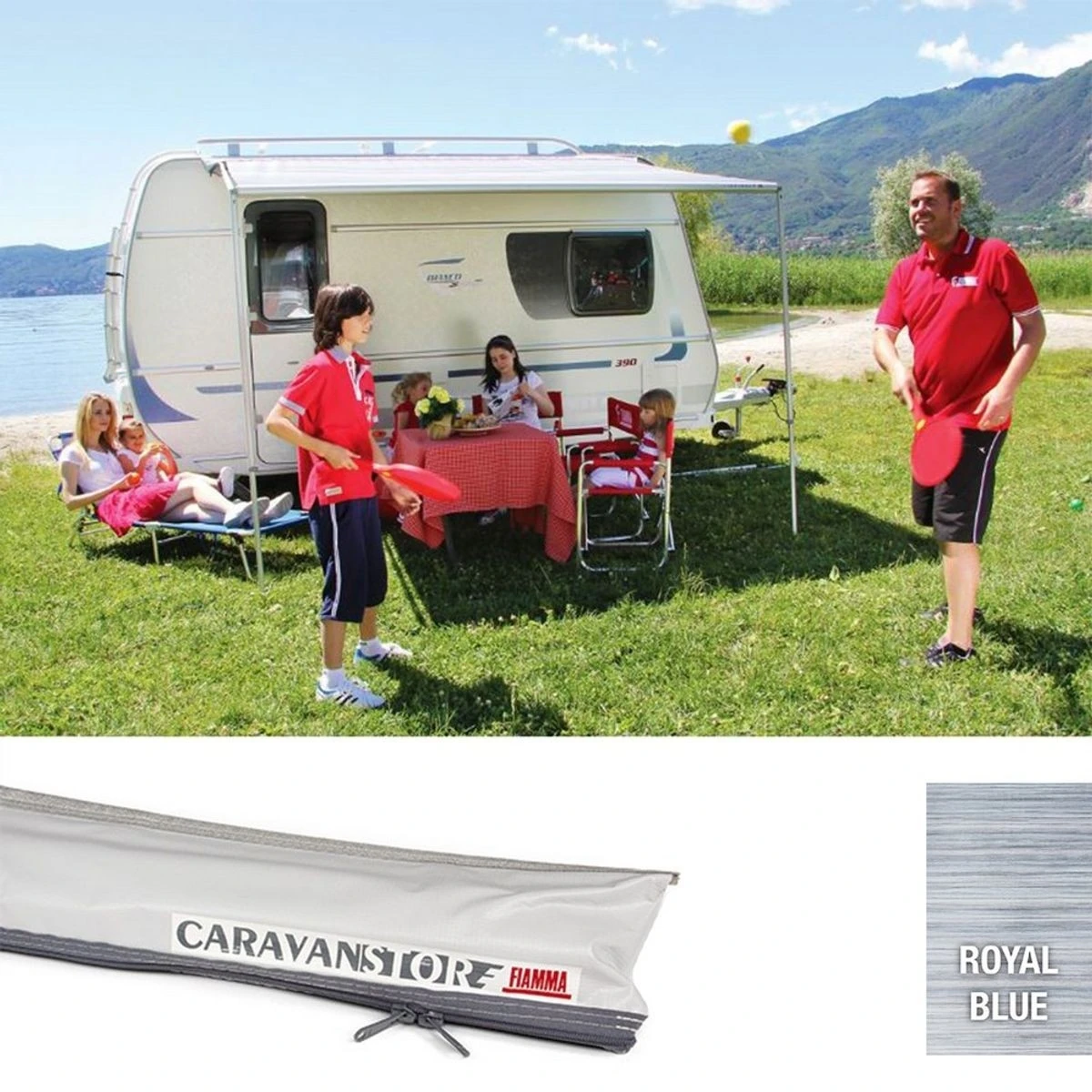 Fiamma Caravanstore Lightweight Awning Royal Blue Sizes 190,225,255 7 Fiamma Caravanstore Lightweight Awning Royal Blue Sizes 190,225,255 - Image 5