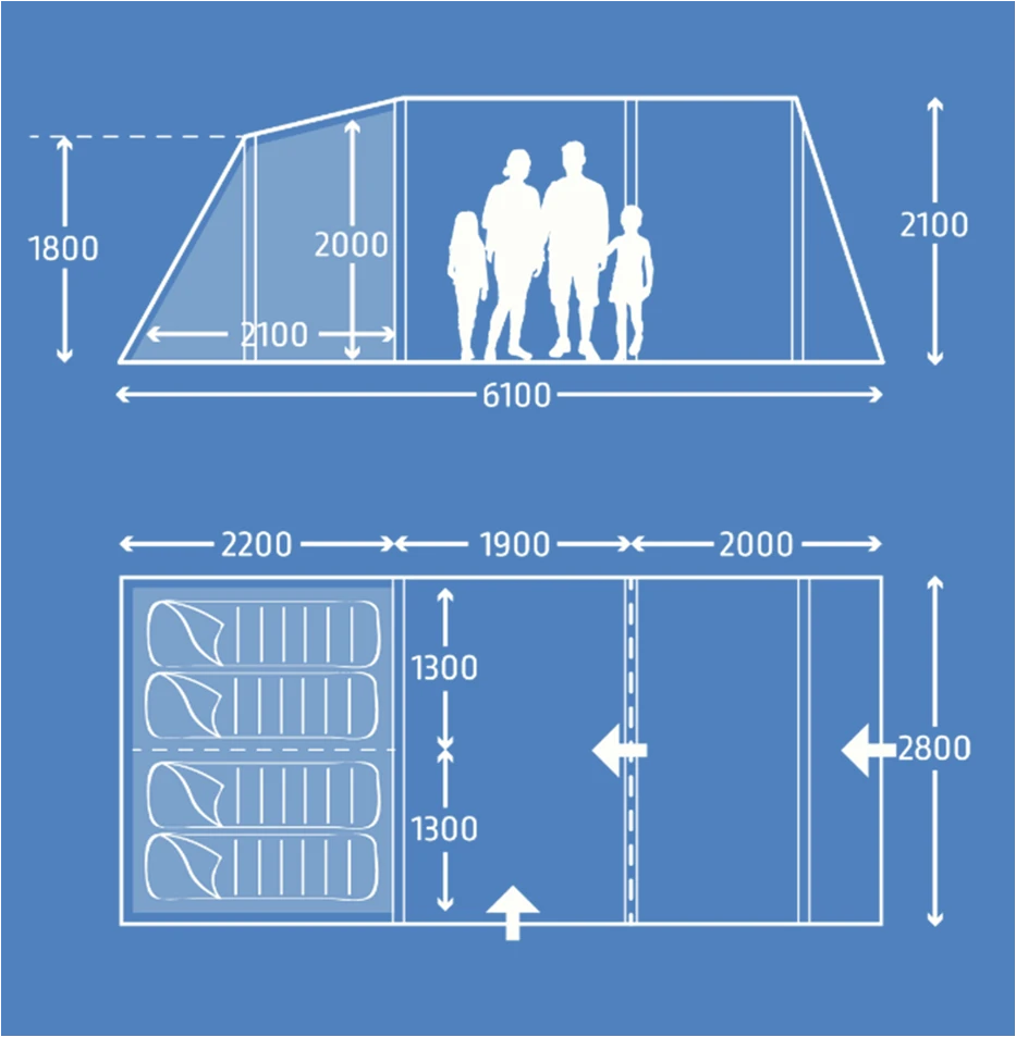 Kampa Hayling 4 Poled 9120001260 3 Kampa Hayling 4 Poled 9120001260