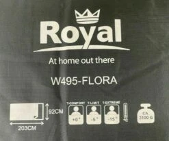 Royal Leisure Brown 'Flora' Sleeping Bag W495 2022 -Camping Essentials Shop s l1600 28