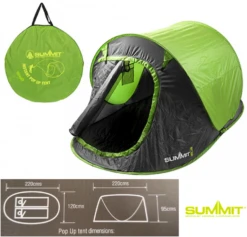 Summit Hydrahalt 2 Pop-up Tent Green