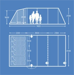 Kampa Croyde 6 AIR 9120001252 -Camping Essentials Shop s l1600 2 7