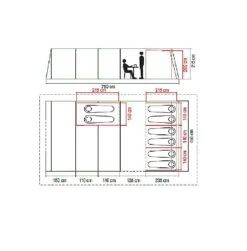 Coleman Weathermaster 8XL Premium Air Tent Blackout INFLATABLE 2000035190 2023 -Camping Essentials Shop weathermaster 8xl floor plan
